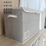 Portable Gray Laundry Basket with Wheels for Easy Transportation