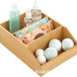 Compact Corner Bathroom Counter Organizer: Small and Stylish