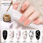 Elegant Metallic Rose Gold Gel Nail Polish Trends