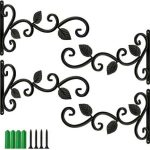 Elegant Black Wall Plant Holder