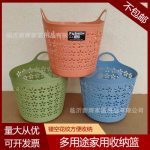 Convenient Rolling Laundry Basket for Easy Storage