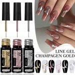 Shimmering Rose Gold Gel Nail Polish: A Sparkling Choice